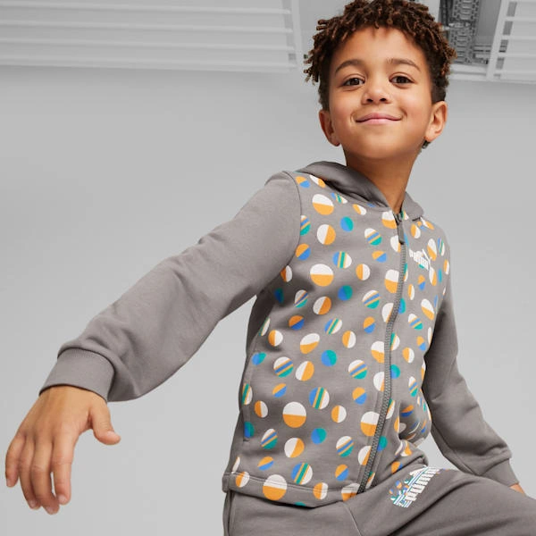 Avventura Estiva Piccoli Campioni Felpa con Zip PUMA ESS+
