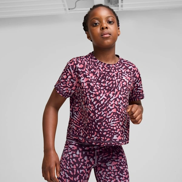 PUMA T-shirt per bambini: treni e avventure in arrivo, stile corto e cool, un must-have!